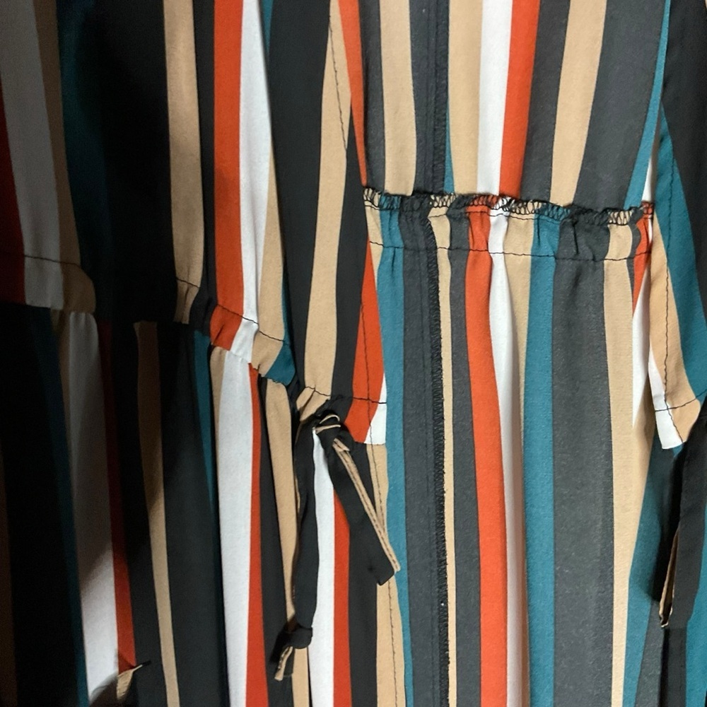 Torrid long sleeve stripped kimono - Size 1 - Picture 4 of 6